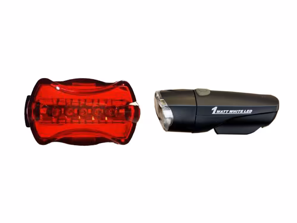 ست چراغ جلو و عقب دوچرخه اوکی مدل XC-785905