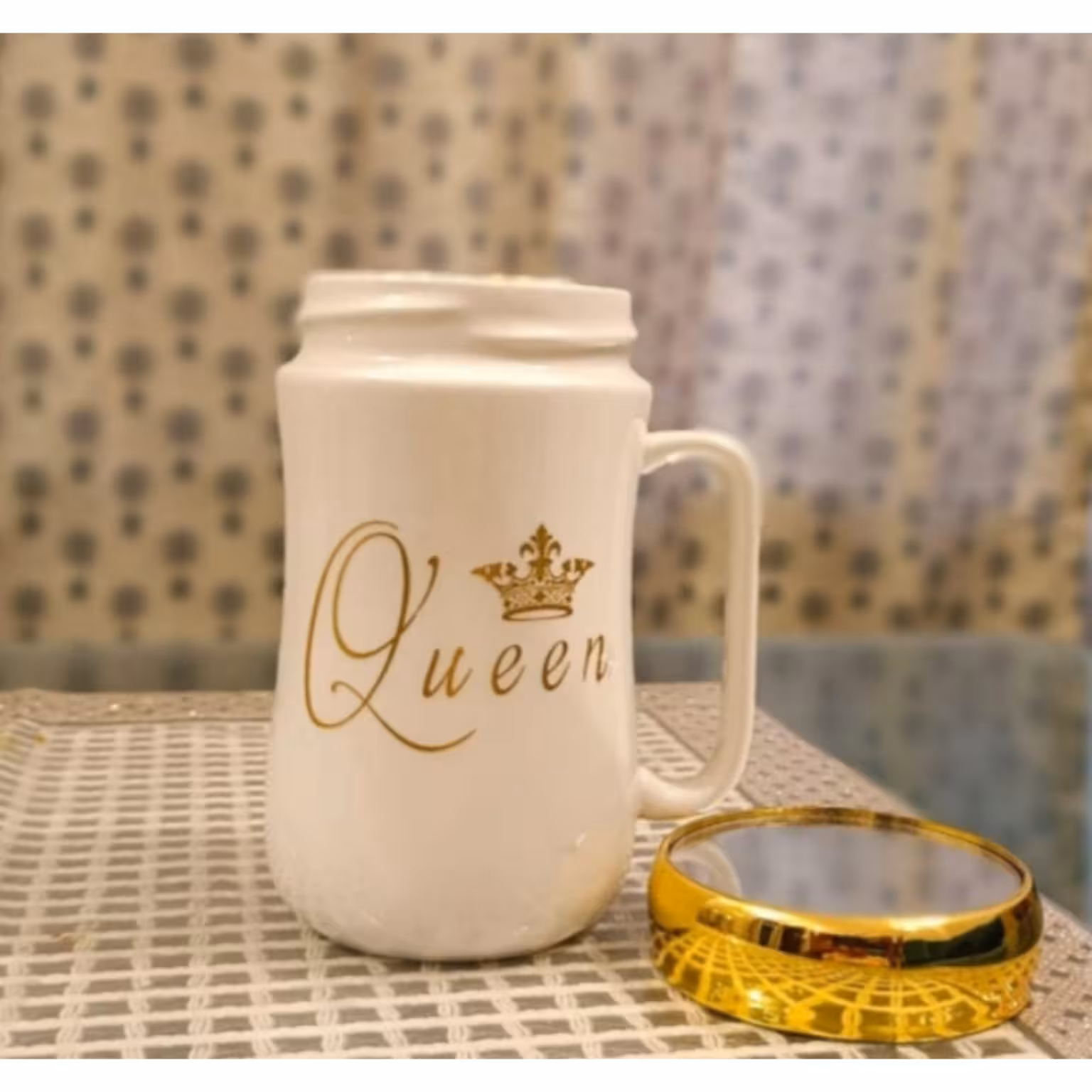 ماگ سرامیکی درب  آینه ای 