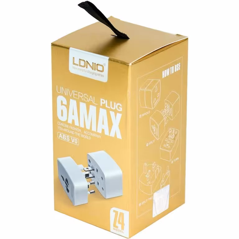 تبدیل برق چندکاره LDNIO Z4 ا Ldnio Z4 Adaptor