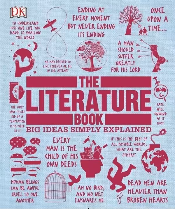 کتاب The Literature Book Big Ideas Simply Explained