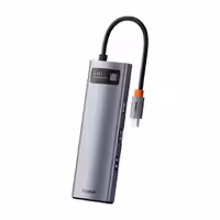 خرید هاب 8 پورت usb-c باسئوس مدل CAHUB-CV0G