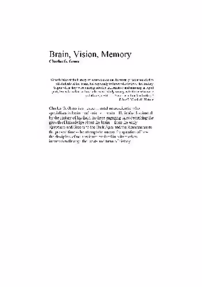 خرید و دانلود نسخه کامل کتاب Brain, Vision, Memory