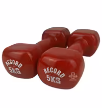 دمبل بانوان 5 کیلویی RECORD رکورد بسته 2 عددی