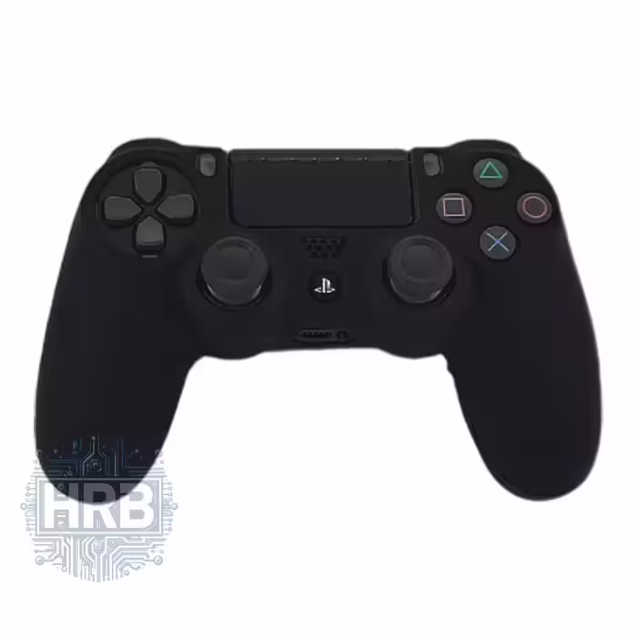 روکش دسته ژله ای PS4 طرح Black Silicone