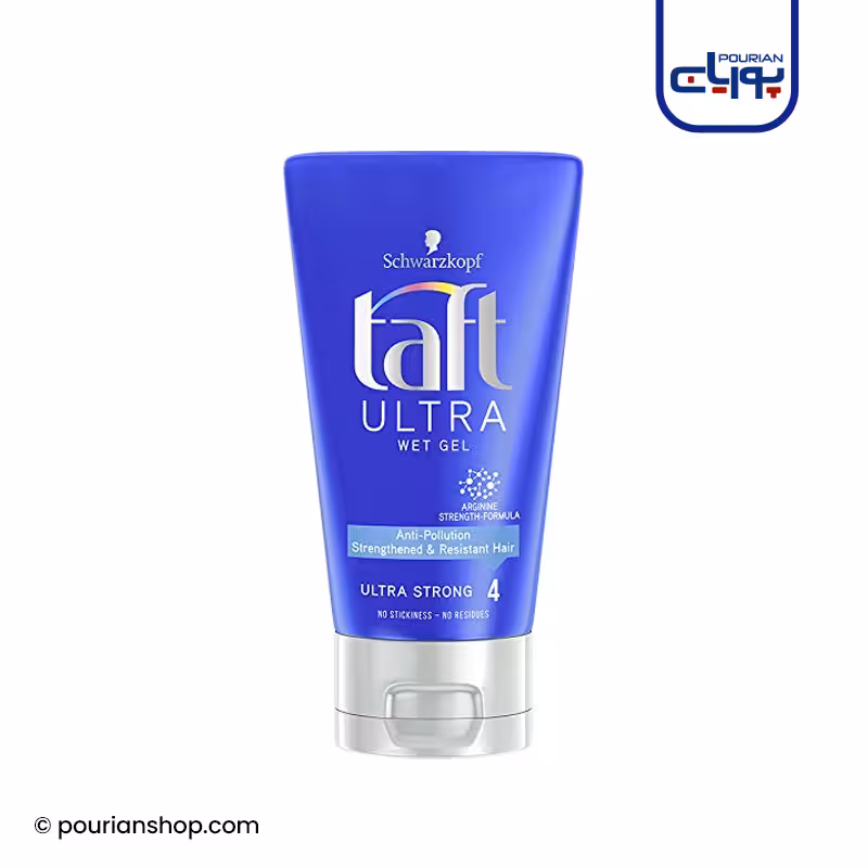 ژل حالت دهنده مو تافت مدل اولترا 150میل_Schwarzkopf Taft Ultra Wet Gel Ultra Strong