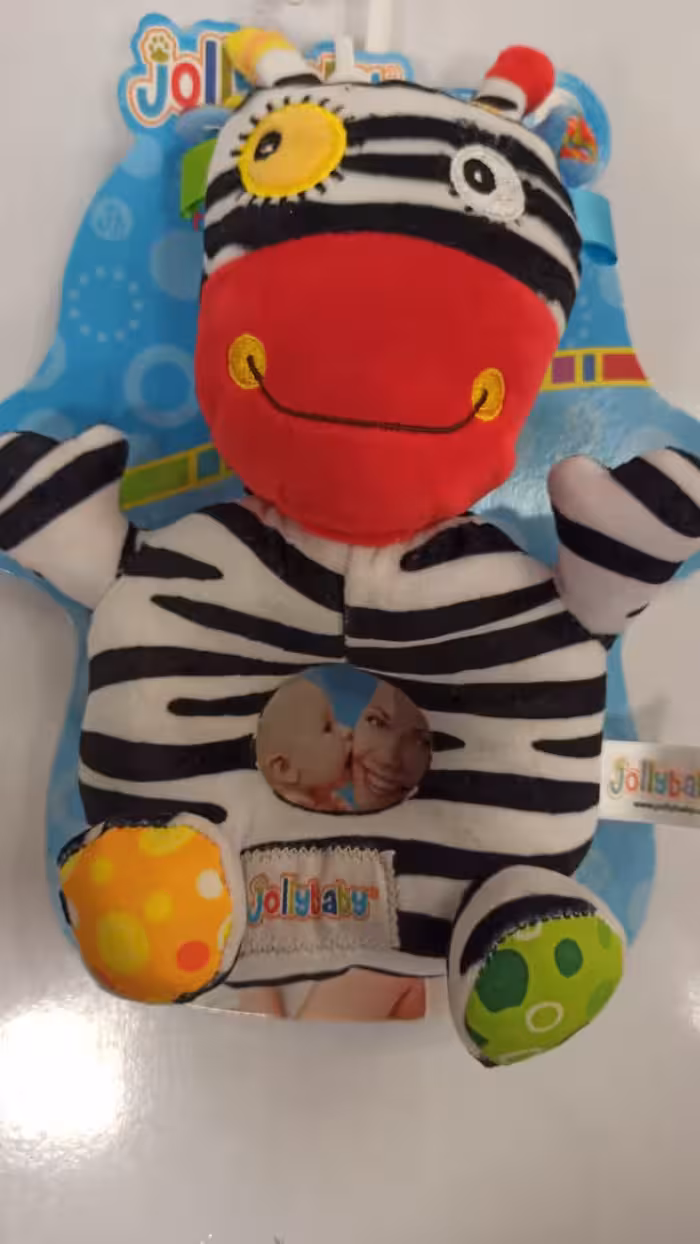 جغجغه پولیشی و دندان‌گیر قابل شستشو جولی بیبی   jolly baby