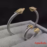 ست زنانه YSX شامل  بنگل و انگشتر فری سایز  کد NIM141016W