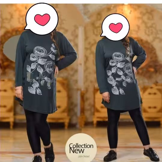 تونیک زنانه قواره دار