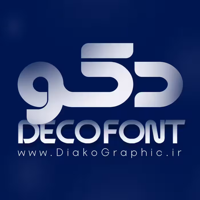 دانلود فونت فارسی دکو Deco Font
