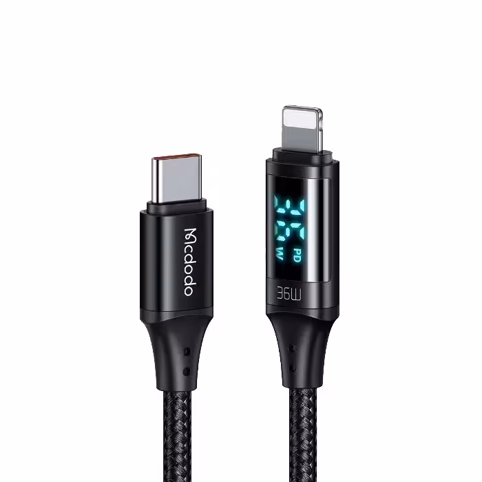 کابل تبدیل USB-C به لایتنینگ مک دودو مدل CA-103 36W طول 1.2 متر