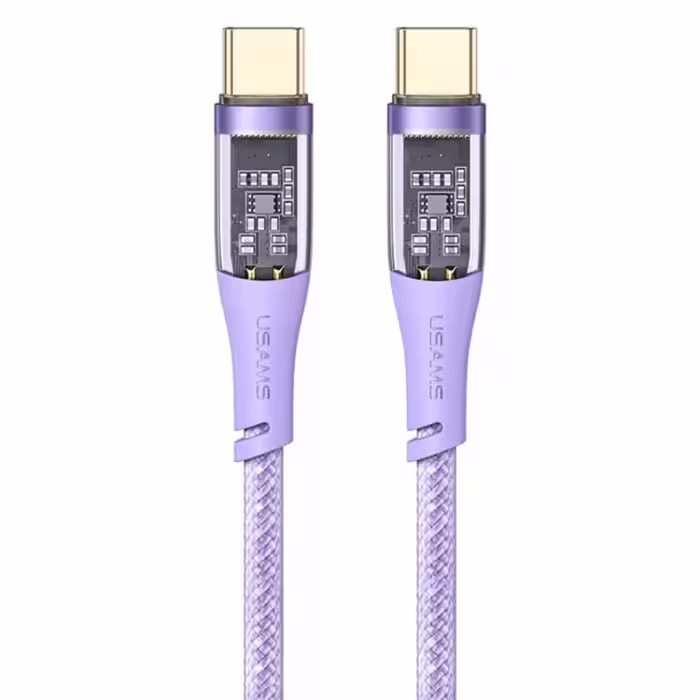 کابل دو سر تایپ سی یوسمز مدل US-SJ574 طول 1.2 متر