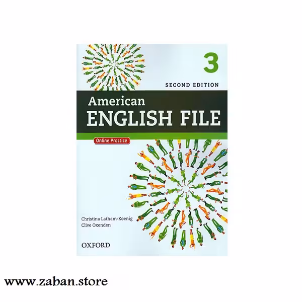 کتاب امریکن انگلیش فایل سه ویرایش دوم American English File 3 2nd Edition وزیری