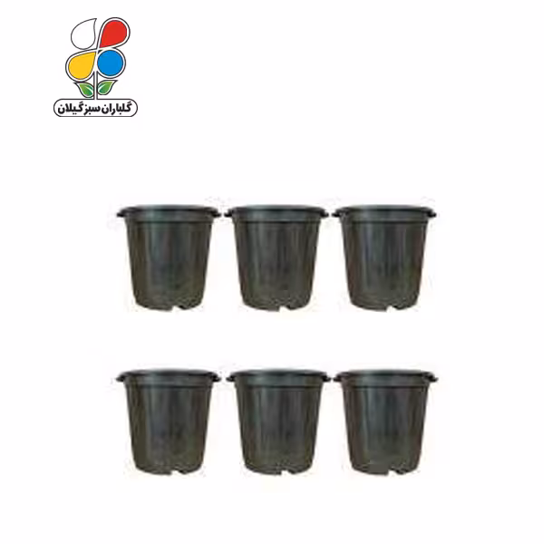 سطل کشاورزی ظرفیت 10 لیتری مشکی بسته 6 عددی