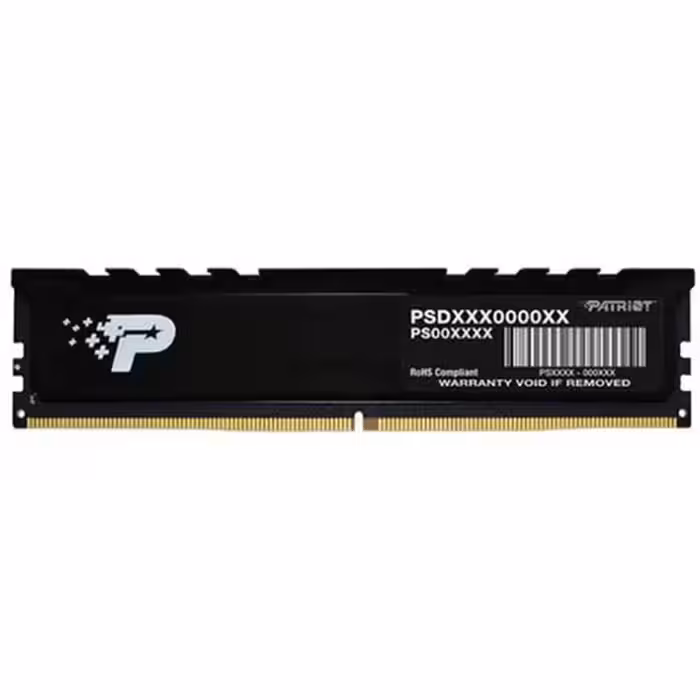 رم کامپیوتر DDR5 تک کاناله 4800 مگاهرتز CL40 پاتریوت مدل Signature Premium ظرفیت 32 گیگابایت
