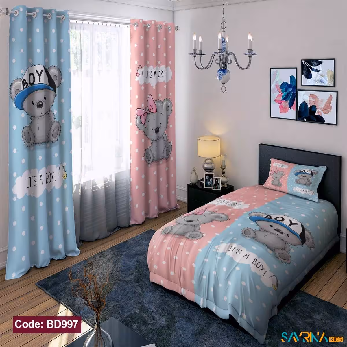 ست اتاق خواب طرح تدی کوچولو کد BD997