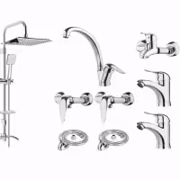 ست شیرآلات مدل رویال مجموعه 9 عددی