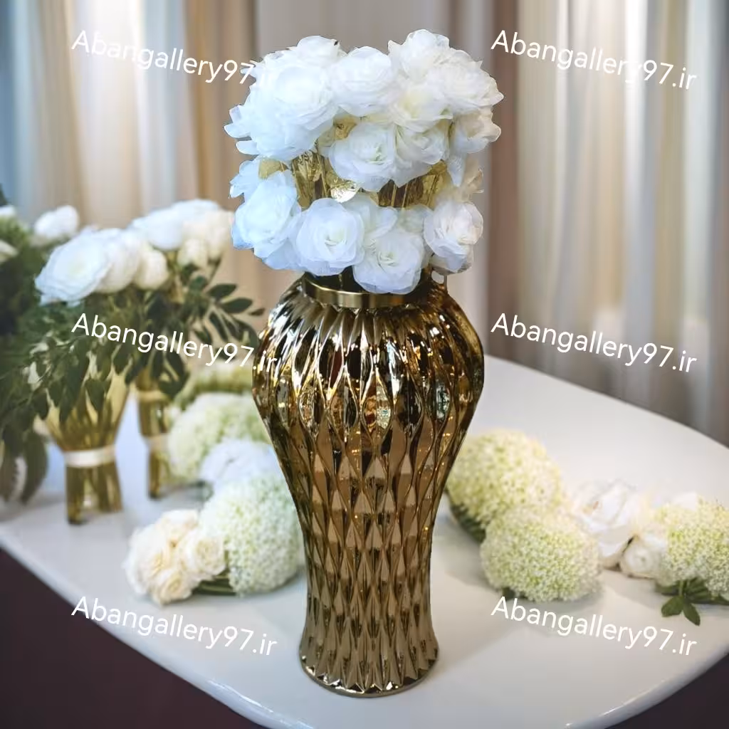 گلدان شیشه ای درجه1