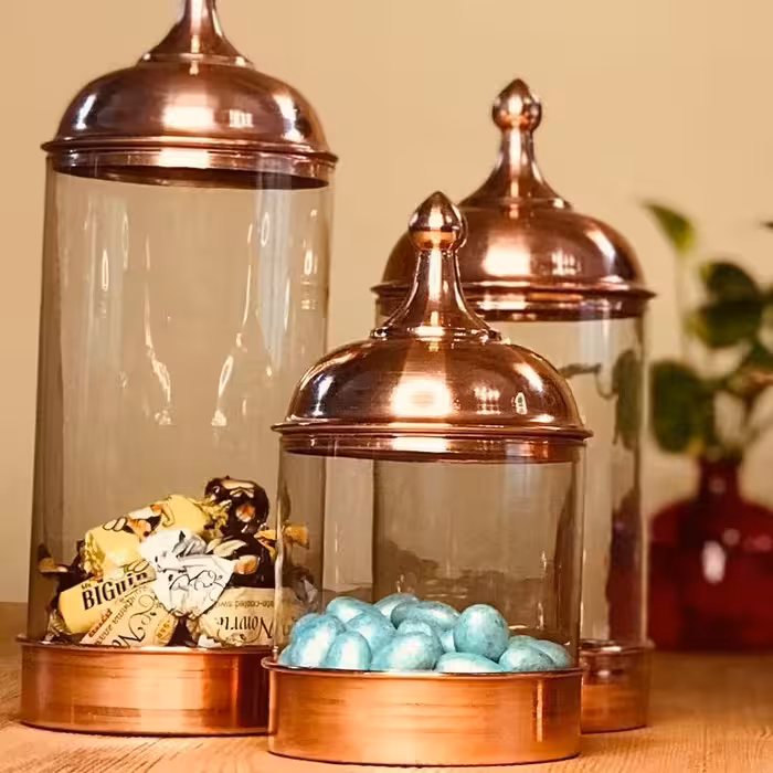 کندی باکس وپاسماوری بدون پایه مسی نانو سایز2 قطر:10سانتی مترارتفاع:23سانتی متر