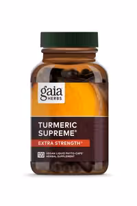 کپسول گیاهی مایع Turmeric Supreme برند Gaia Herbs - بسته 120 عددی