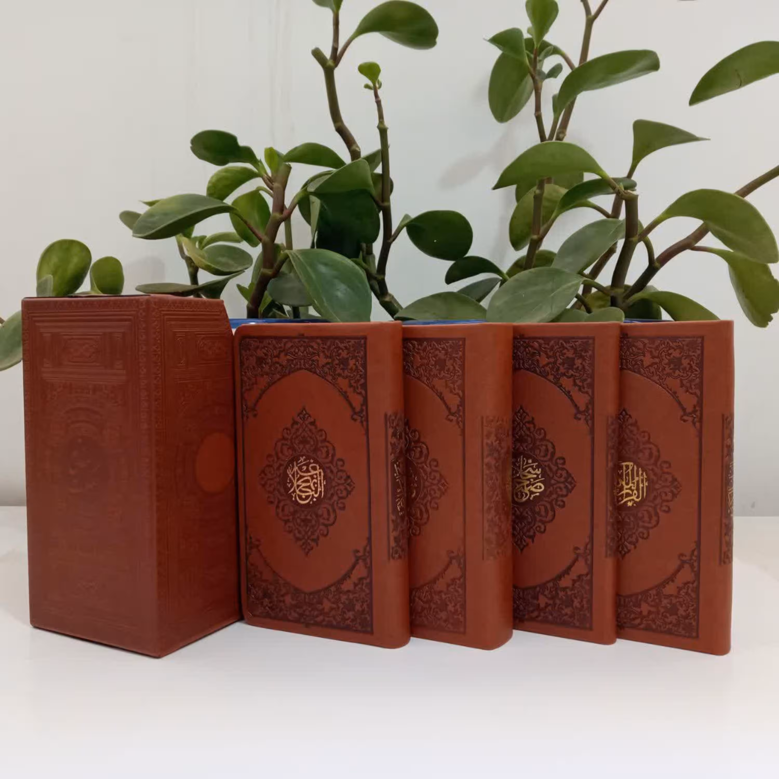 010861-پالتویی4جلدی مفاتیح الملکوت شامل قرآن کلیات مفاتیح نهج البلاغه صحیفه 123731