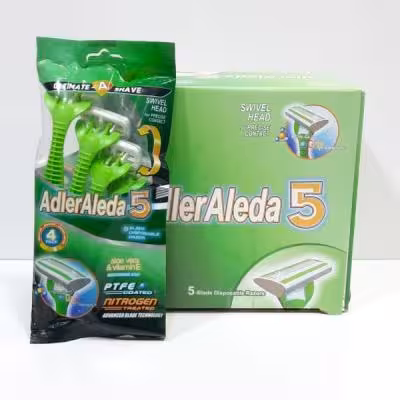 ژیلت آلندا 5 تیغ پفکی 4 عددی