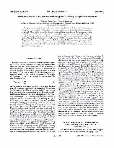 خرید و دانلود نسخه کامل کتاب Quantum Theory of a Free Particle Interacting with a Linearly Dissipative Environment