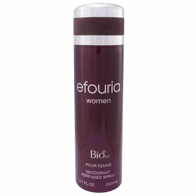 اسپری بدن زنانه بیو استار مدل ایفوریا Euphoria حجم 200 میلی لیتر | Bio Star efouria female body spray 200 mL