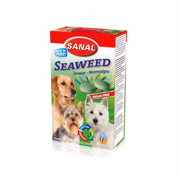 قرص مخمر سگ سانال حاوی جلبک دریایی