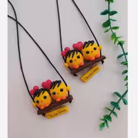 آویز ماشین جوجه عاشق | amazonchi