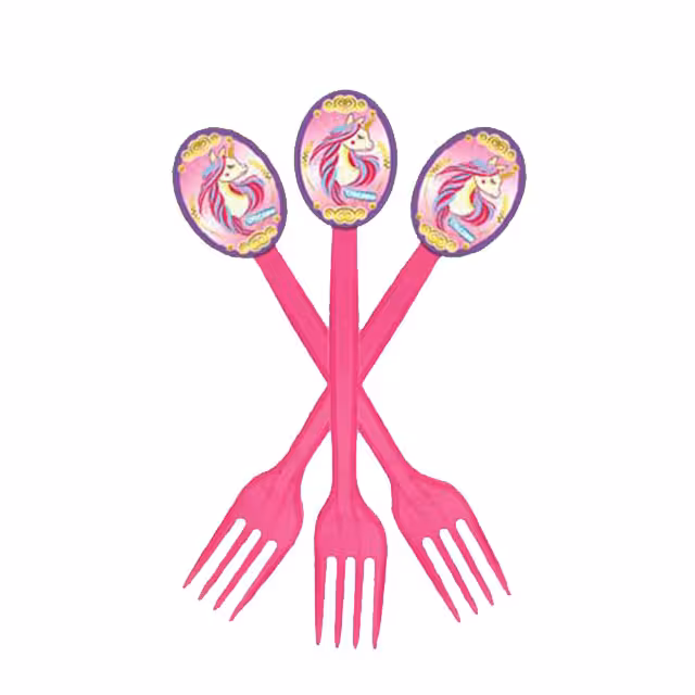 تم تولد چنگال فانتزی مدل اسب تک شاخ بسته 12 عددی