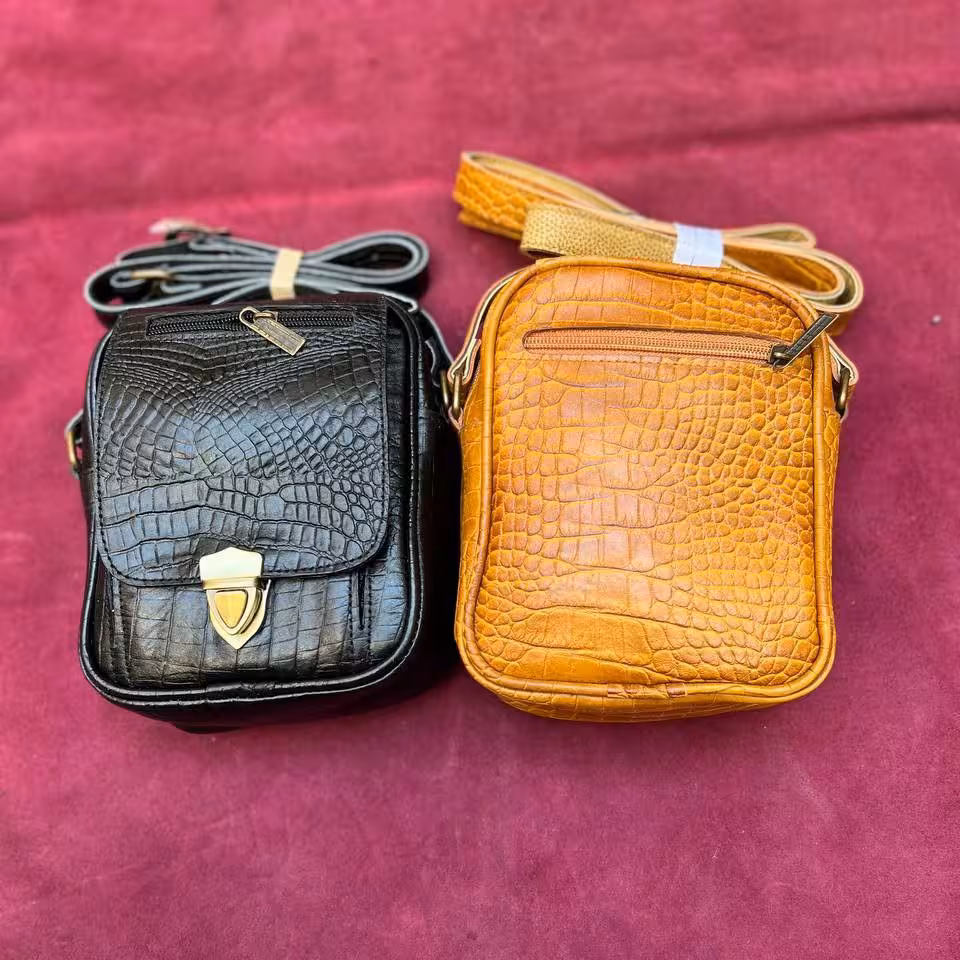 کیف چرم اسپورت دوشی زنانه و مردانه چرم اصل