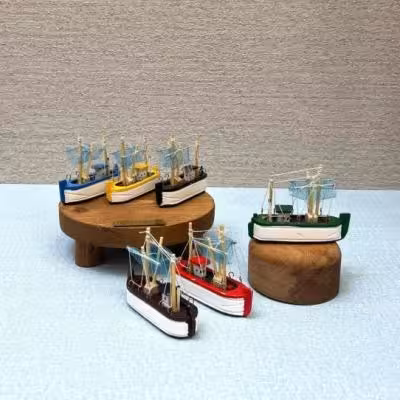 کشتی‌ریز رنگی پک 6 عددی