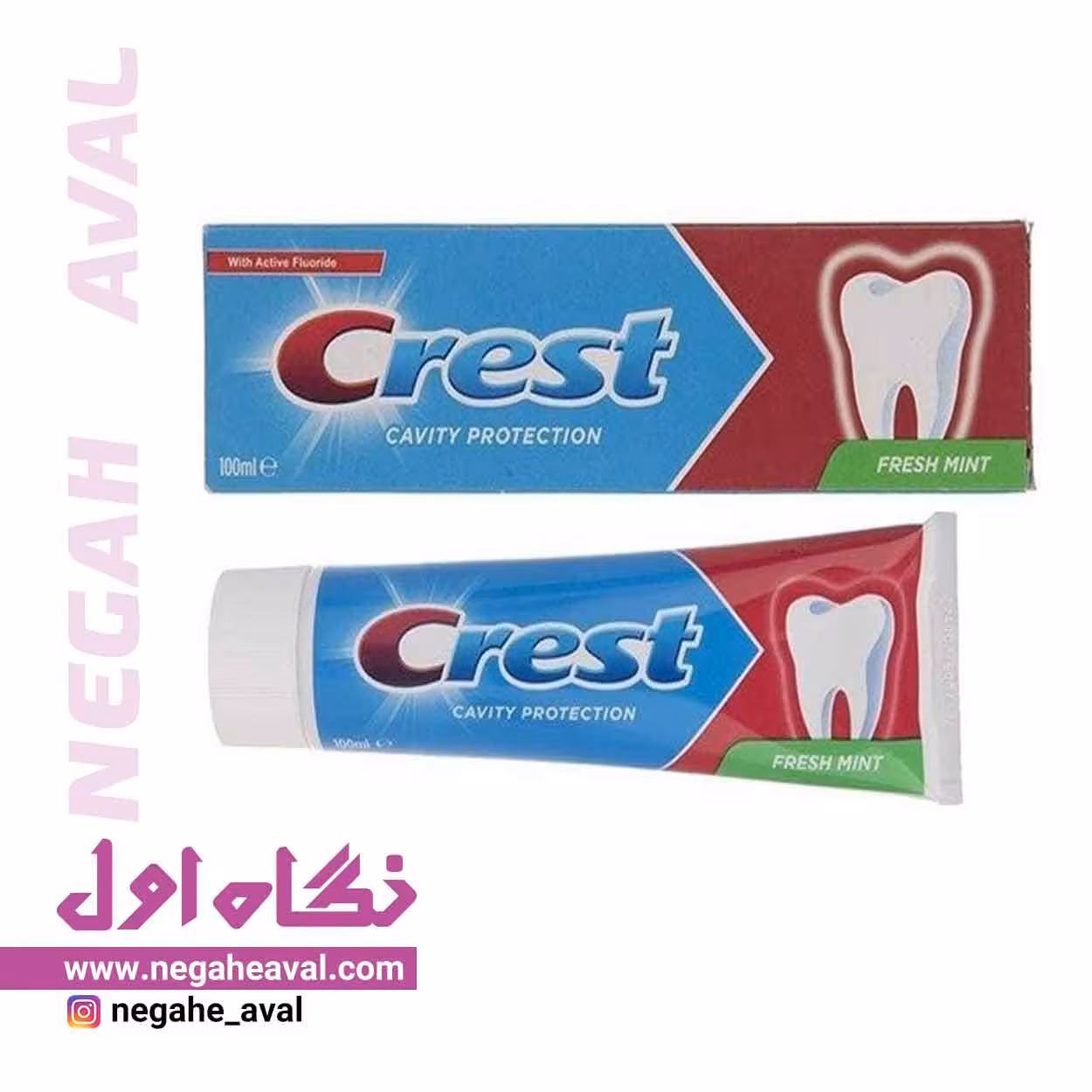 خمیردندان Cavity Protection fresh Mint کرست حجم 125 میلی لیتر