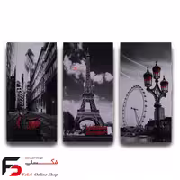 تابلو بوم دکوراتیو سه تکه کد 504
