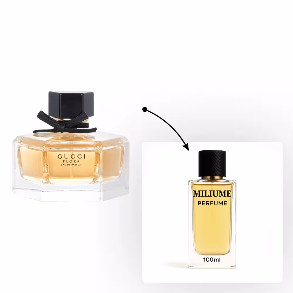 اسانس عطر Gucci Flora by Gucci برند gemini - کد 2143 - گوچی فلورا 100ML - میلیوم پرفیوم