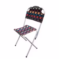 صندلی تاشو کمپینگ طرح چهارخانه