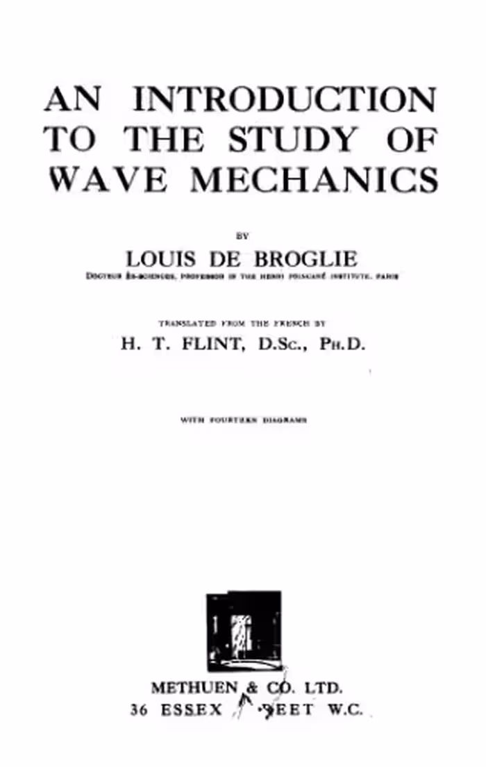 خرید و دانلود نسخه کامل کتاب An introduction to the study of wave mechanics
