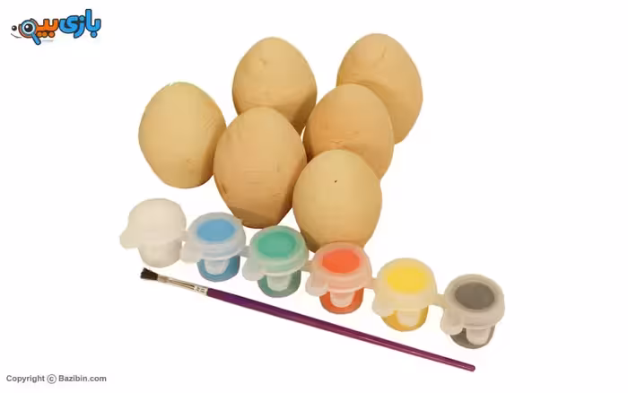 کاردستی رنگ و تخم مرغ آرتینا