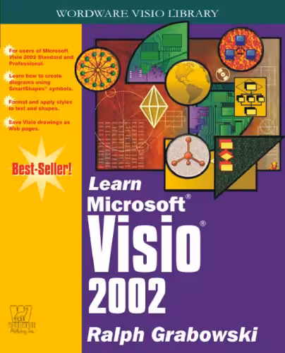 خرید و دانلود نسخه کامل کتاب Learn Microsoft VISIO 2002 (Wordware Visio Library)