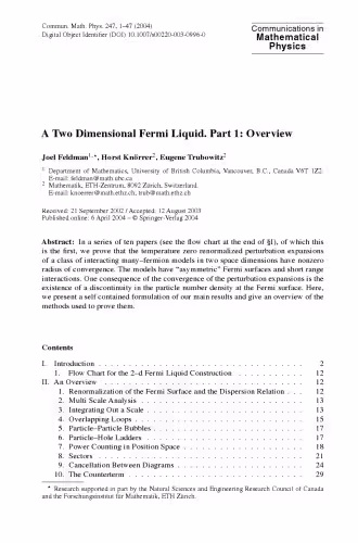 خرید و دانلود نسخه کامل کتاب Communications in Mathematical Physics - Volume 247