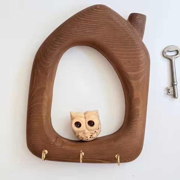 جاکلیدی تک مجسمه بچه جغد طرح دو