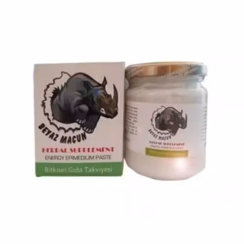 خمیر سفید اپیمدیوم افزایش میل و انرژی جنسی Beyaz Macun Epimedium Paste حاوی ترکیبات گیاهی 240 گرم