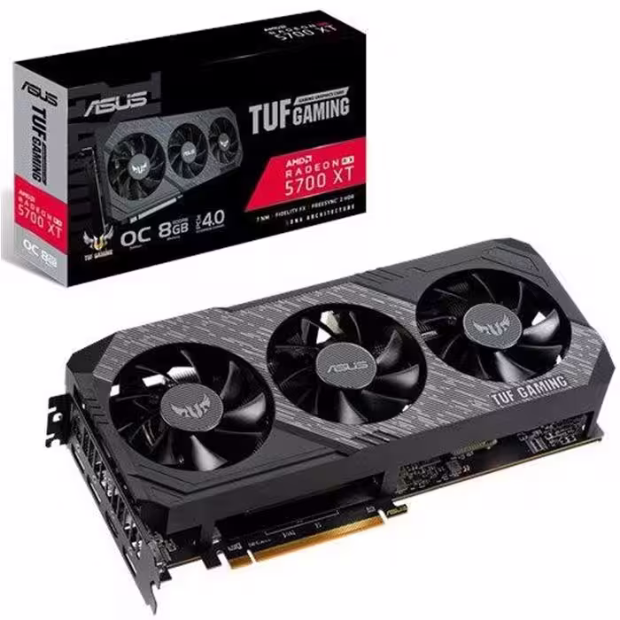 کارت گرافیک ایسوس مدل TUF 3-RX5700XT-O8G-GAMING با حافظه 8 گیگابایت