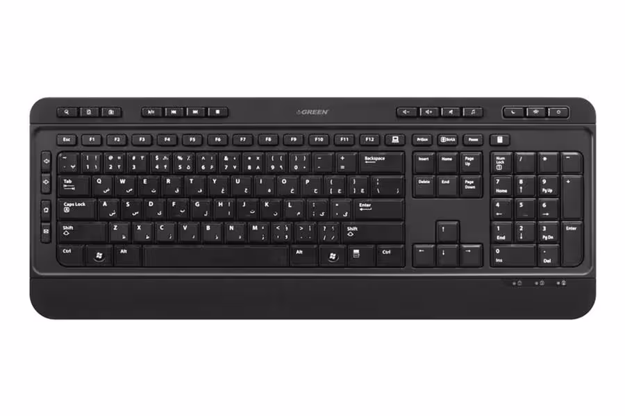 کیبورد گرین مدل GK-502 با حروف فارسی