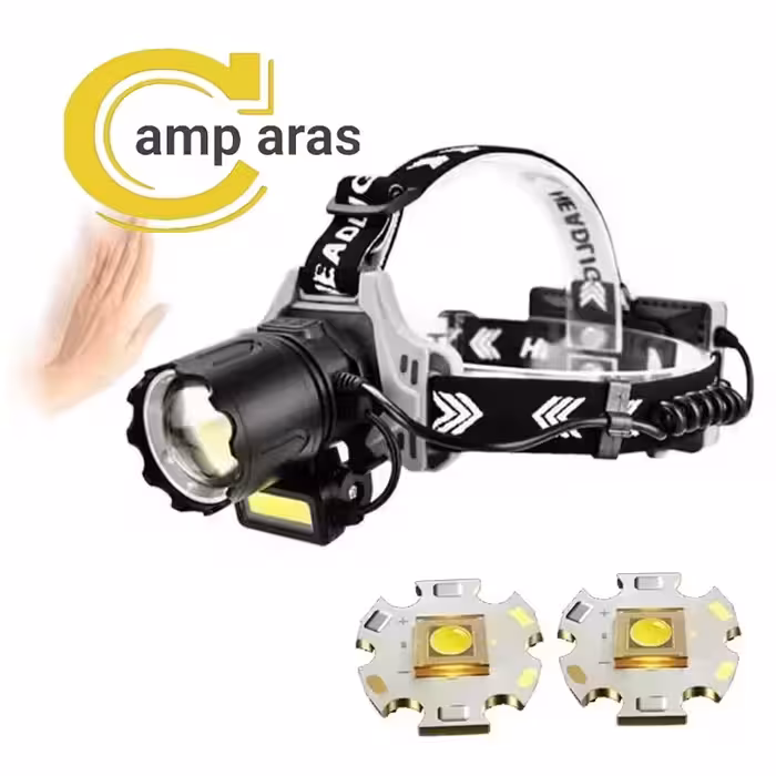 چراغ پیشانی سنسوردار کینساچ KINSACH KS-T1981B اورجینال - کمپ آراس