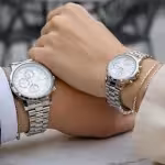 ساعت مچی ست استیل رومانسون نقره ای مدل MT2025-58G (سه موتوره)