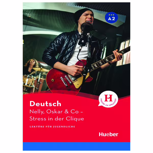 کتاب داستان کوتاه آلمانی سطح Deutsch Nelly Oskar und Co Stress in der Clique A2