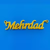 اسم مهرداد لاتین طلایی کد292