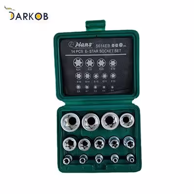 مجموعه 14 عددی بکس ستاره ای هنس مدل 5614EB