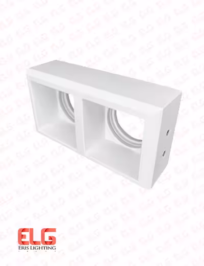 قاب گچی مربعی دو شعله مدل MR-705 آقای نور